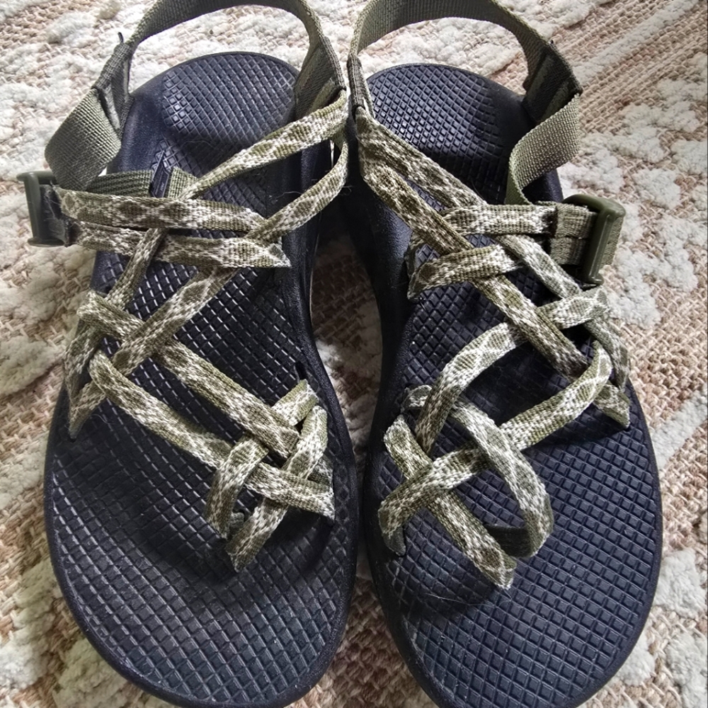 Chaco Z/Cloud X2 Popline Boa Green Hiking Sandals 8
